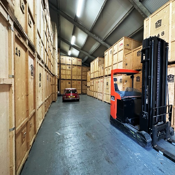 Manor Road Storage wooden storage crates
